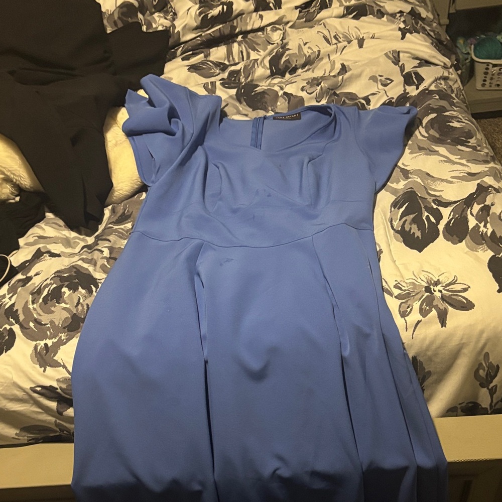 Lane Bryant Vibrant Blue Mini Dress